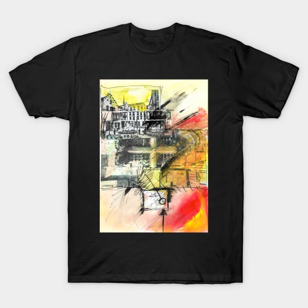 Feather Eye - Number 10 T-Shirt by Ambient Abstract